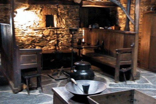Foto: Interior de la casa natal del Marqués de Sargadelos - Santa Eulalia de Oscos (Asturias), España