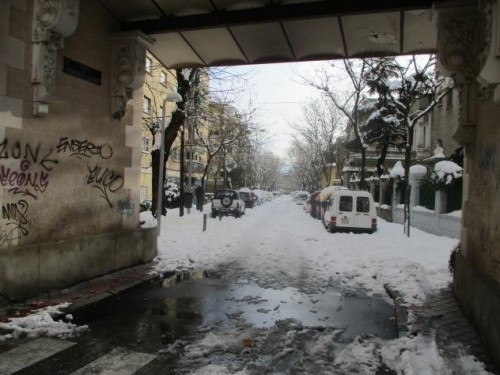 Foto: Ciudad colapsada por la nieve - Madrid (Comunidad de Madrid), España