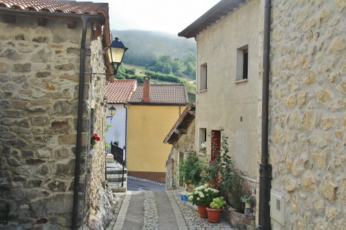 Foto: Vista del pueblo - Sotres (Asturias), España