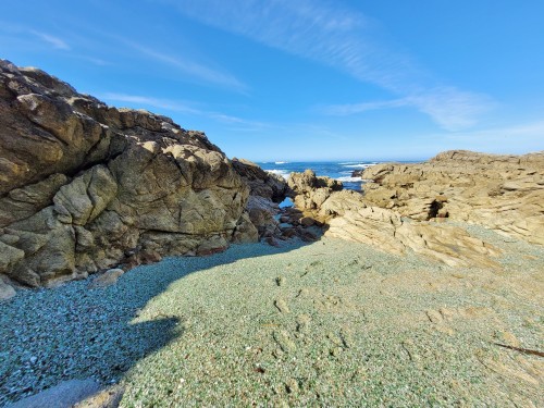 Foto: Playa de los Cristales - Laxe (A Coruña), España