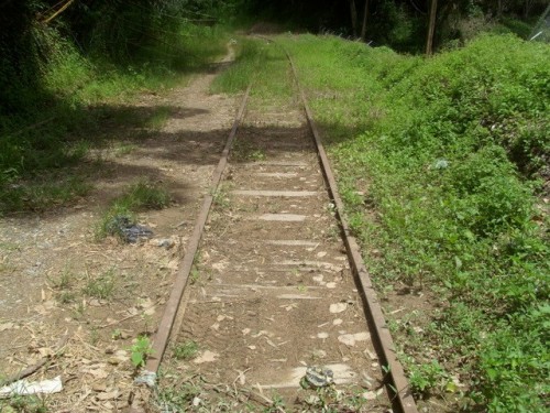 Foto: trocha métrica del ex Gran Ferrocarril de Venezuela - Los Teques (Miranda), Venezuela