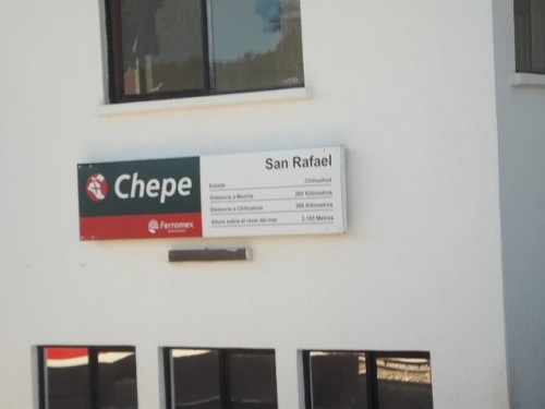 Foto: estación San Rafael - San Rafael (Chihuahua), México