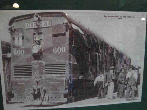 Foto: Primera locomotora diesel que llegó a México - Aguascalientes, México