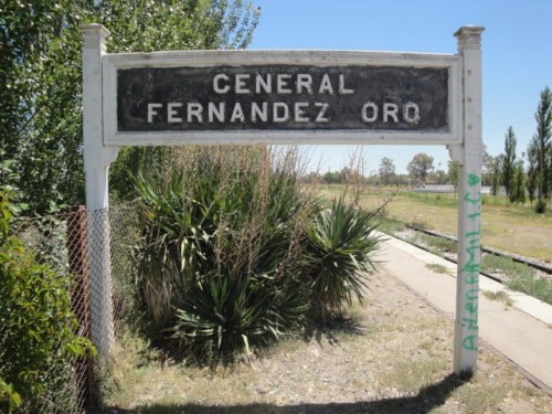Foto: estación General Fernández Oro, FC Roca - General Fernández Oro (Río Negro), Argentina