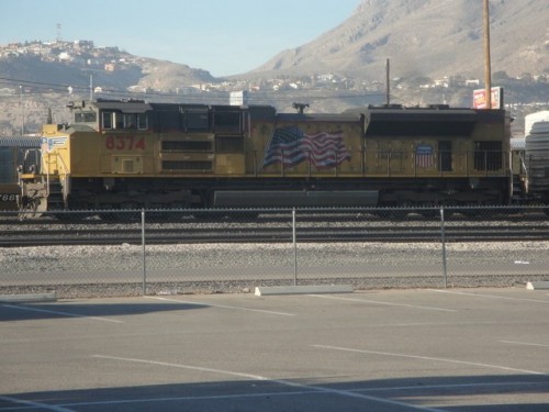 Foto: locomotora de Union Pacific - El Paso (Texas), Estados Unidos
