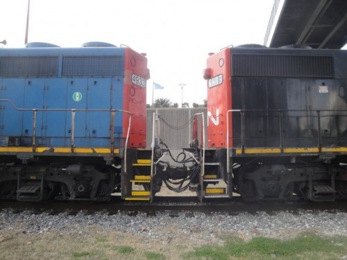 Foto: locomotoras Grand Trunk + Canadian National - Baton Rouge (Louisiana), Estados Unidos
