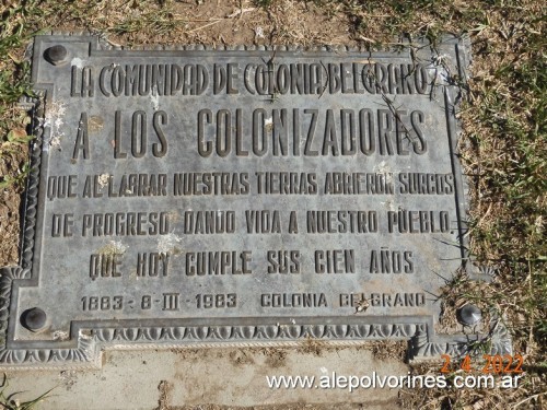 Foto: Colonia Belgrano - Monumento a los Colonizadores - Colonia Belgrano (Santa Fe), Argentina