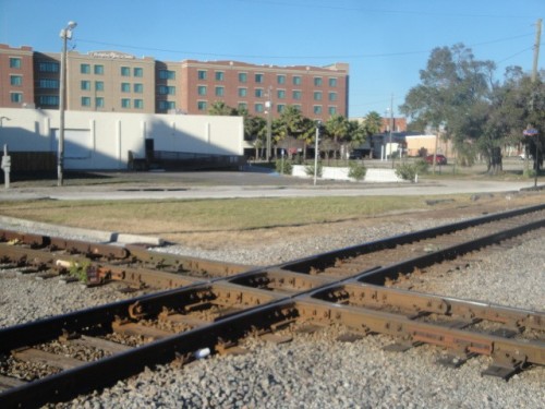 Foto: cruce de vías del tranvía y del ferrocarril - Ybor City (Florida), Estados Unidos