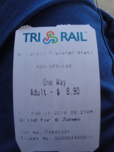 Foto: boleto de Tri-Rail - Hialeah (Florida), Estados Unidos