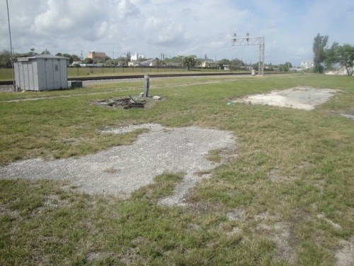 Foto: cimientos de la estación West Palm Beach del FC Florida East Coast - West Palm Beach (Florida), Estados Unidos