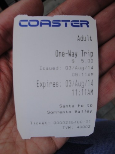 Foto: boleto del tren Coaster - San Diego (California), Estados Unidos