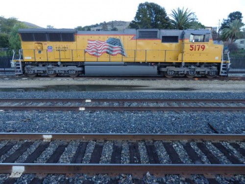 Foto: locomotora de Union Pacific - San Luis Obispo (California), Estados Unidos