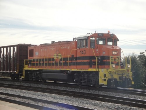 Foto: locomotora del FC DG&NO en Union Station - Dallas (Texas), Estados Unidos