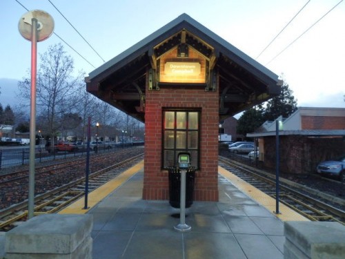 Foto: estación del metrotranvía - Campbell (California), Estados Unidos