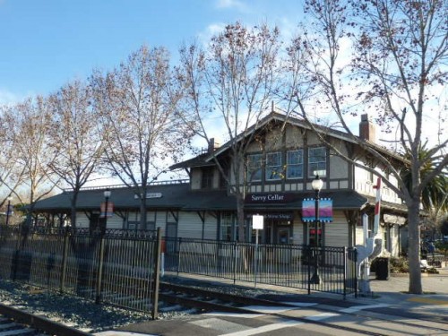 Foto: ex estación, convertida en vinería - Mountain View (California), Estados Unidos