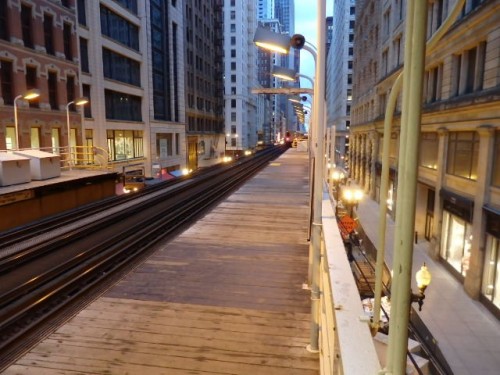 Foto: estación Randolph/Wabash del Elevado - Chicago (Illinois), Estados Unidos