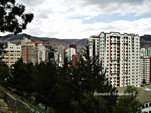Foto: Vista desde el Montículo - Ciudad de La Paz (La Paz), Bolivia